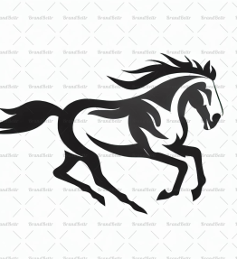 Galoppierendes Pferd